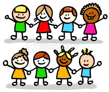 stock-illustration-9778993-happy-children-friends-girls-boys-group -holding-hands-cartoon-illustration | Life Gets Better